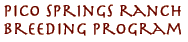 Breeding Program